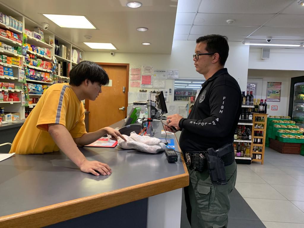 Guam in Photos 2019 - April - Conservation officers seize frozen rays